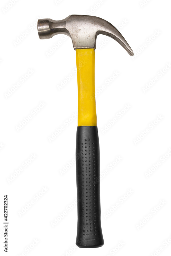 Claw hammer isolated Claw hammer isolated