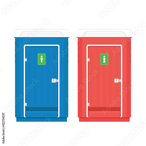 Toilet public vector. free space for text. wallpaper.