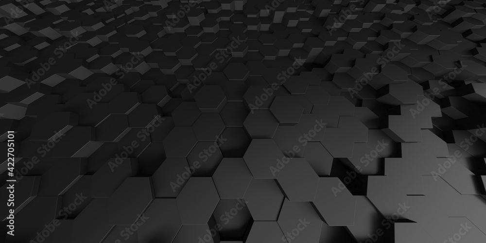 Chrome Metallic Hexagon Glossy Futuristic Background Chrome Metallic Hexagon Glossy Futuristic Background