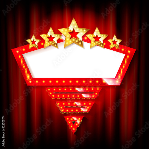 Neon sign vector
