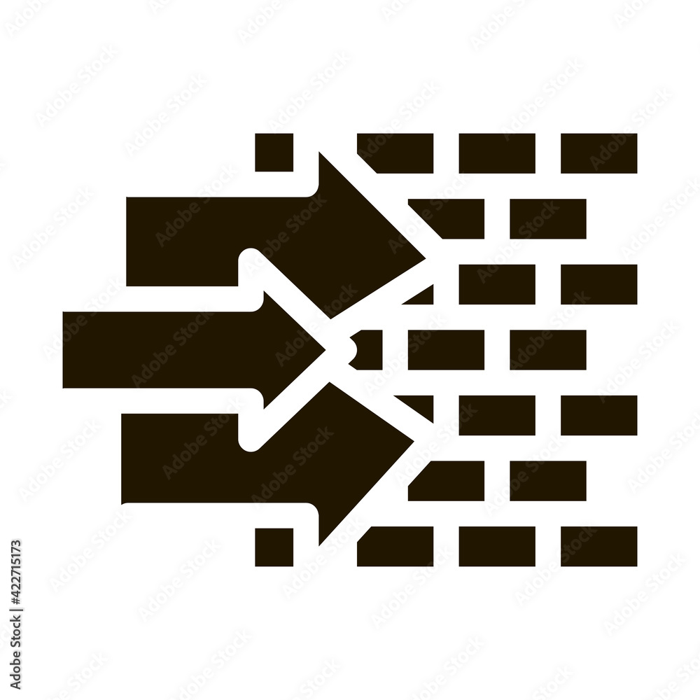 Fototapeta premium construction elements icon Vector Glyph Illustration