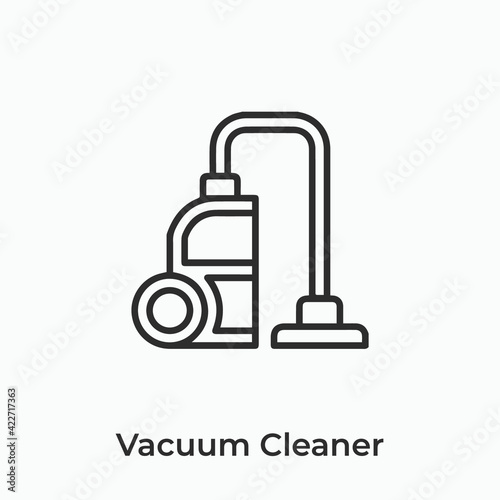 vacuum cleaner icon vector sign symbol