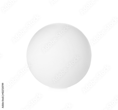 Ping pong ball isolated on white. Table tennis equipment