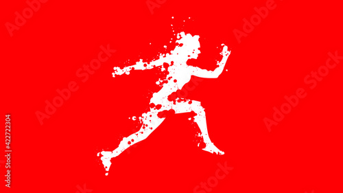 silhouette runner femme