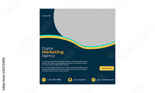 Modern social media template