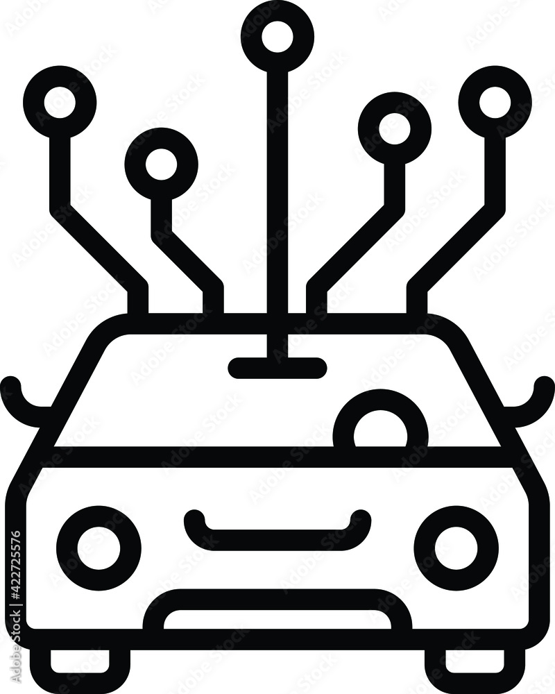 Self driving Car Design and construction electric circuit Concept Vector Icon Design, Autonomous driverless vehicle Symbol, Robo car Sign, Automated driving system stock illustration Self driving Car Design and construction electric circuit Concept Vector Icon Design, Autonomous driverless vehicle Symbol, Robo car Sign, Automated driving system stock illustration