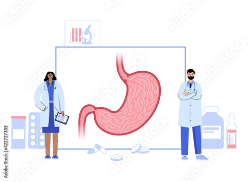 Stomach logo concept