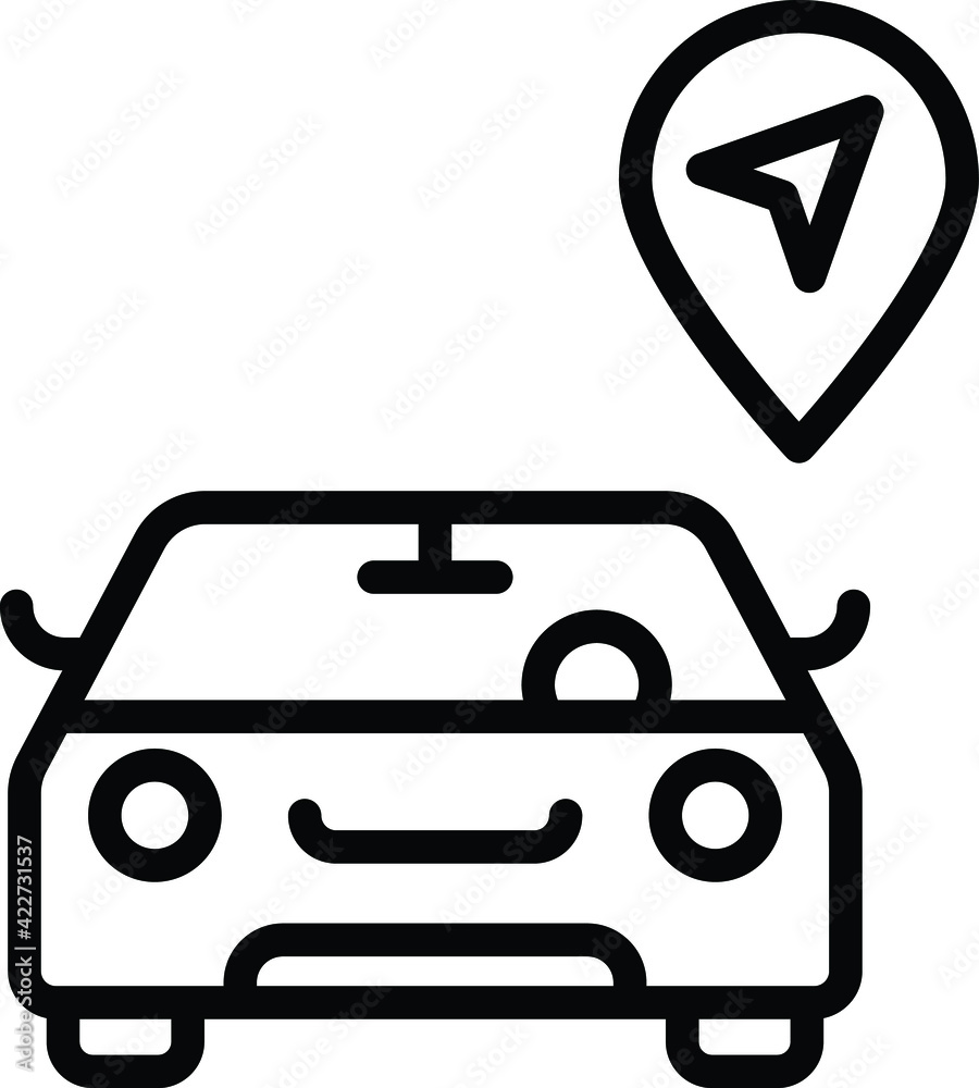 Self driving gps direction Concept, Lorry Current Address Pin Vector Icon Design, Autonomous driverless vehicle Symbol, Robo car Sign, Automated driving system stock illustration Self driving gps direction Concept, Lorry Current Address Pin Vector Icon Design, Autonomous driverless vehicle Symbol, Robo car Sign, Automated driving system stock illustration