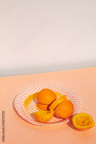 Studio shot of oranges to make juice
