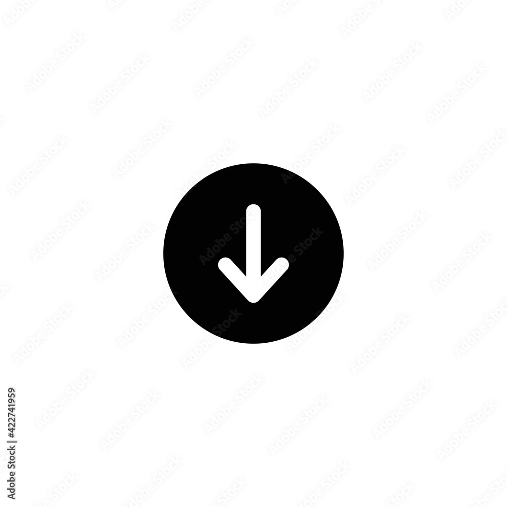Download icon vector for web, computer and mobile app Download icon vector for web, computer and mobile app