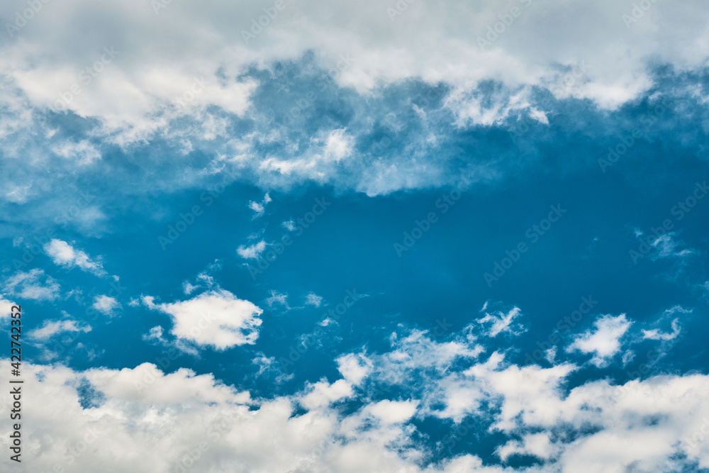 Obraz premium blue sky with clouds