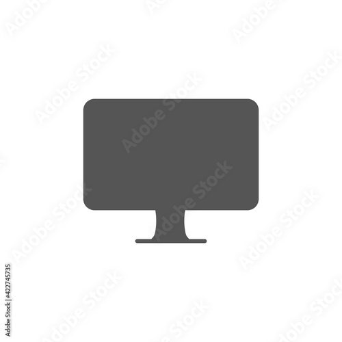 Monitor icon isolated on white background. Computer symbol modern, simple, vector, icon for website design, mobile app, ui. Vector Illustration