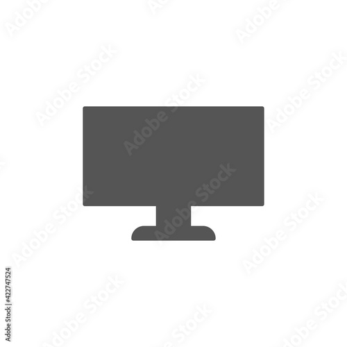 Monitor icon isolated on white background. Computer symbol modern, simple, vector, icon for website design, mobile app, ui. Vector Illustration