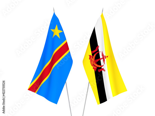 Democratic Republic of the Congo and Brunei flags