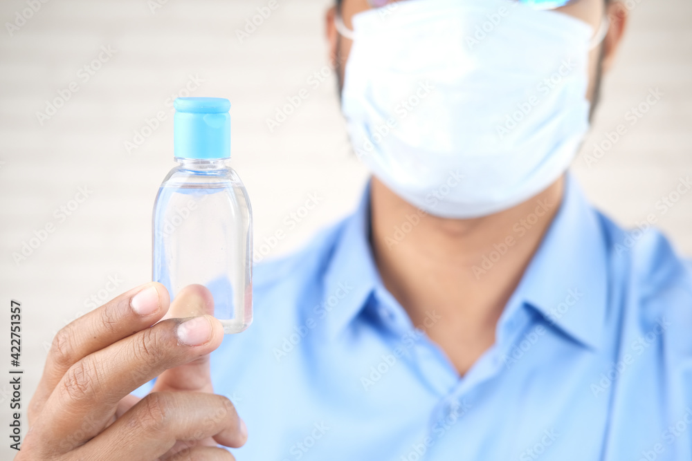 Using sanitizer liquid for preventing corona virus Using sanitizer liquid for preventing corona virus