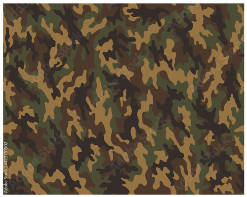 Camouflage  Seamless pattern vector illustration design for fabric, background and others.
