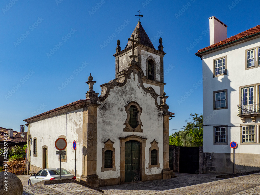 Obraz premium view of the church of St. Sebastian in the historic city of Viseu, Portugal