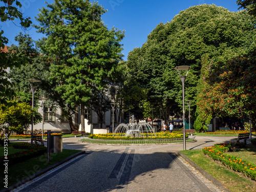 Tomás Ribeiro Garden in the historic city of Viseu, Portugal.