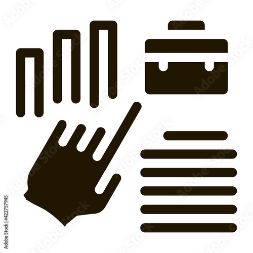 increased efficiency icon Vector Glyph Illustration