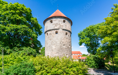Photo Kiek-in-de-Kok tower in Tallinn old town, Estonia