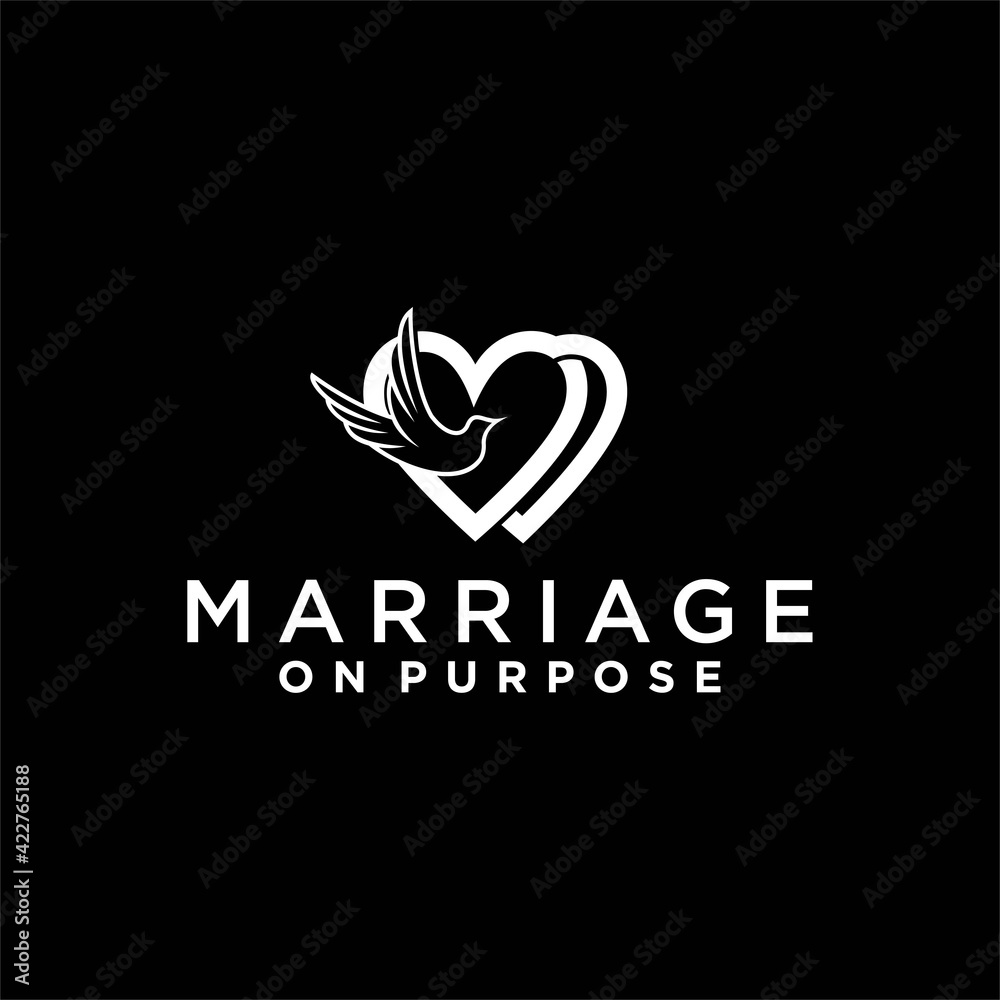 wedding marriage logo design vector wedding marriage logo design vector