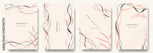 Modern abstract background.minimal trendy style. various shapes set up design templates good for background postcards poster wallpaper brochure invitation social media and other.vector illustration