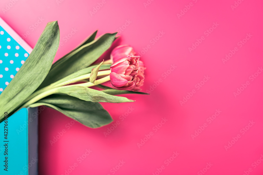 Fototapeta premium Floral elegant fresh composition of plants