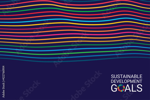 Sustainable Development Goals. Vector Illustration EPS. White background