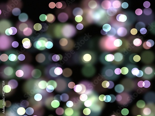 Background bokeh photo with light.