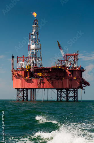 Platforma wiertnicza na Morzu Bałtyckim