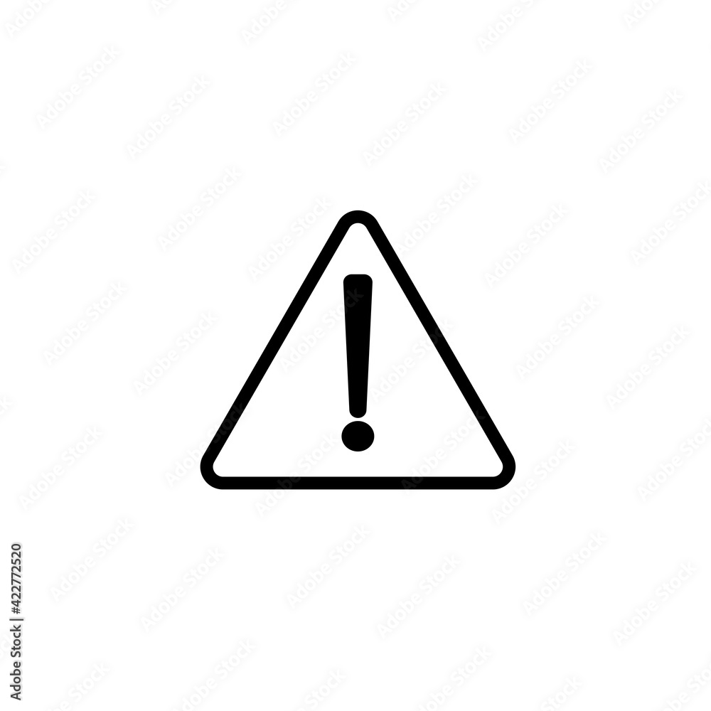 Danger warning icon. Danger warning. Vector icon. Risk sign. Information sign. Exclamation icon. Alert sign. Alarm sign. Error message. Danger warning icon. Danger warning. Vector icon. Risk sign. Information sign. Exclamation icon. Alert sign. Alarm sign. Error message.