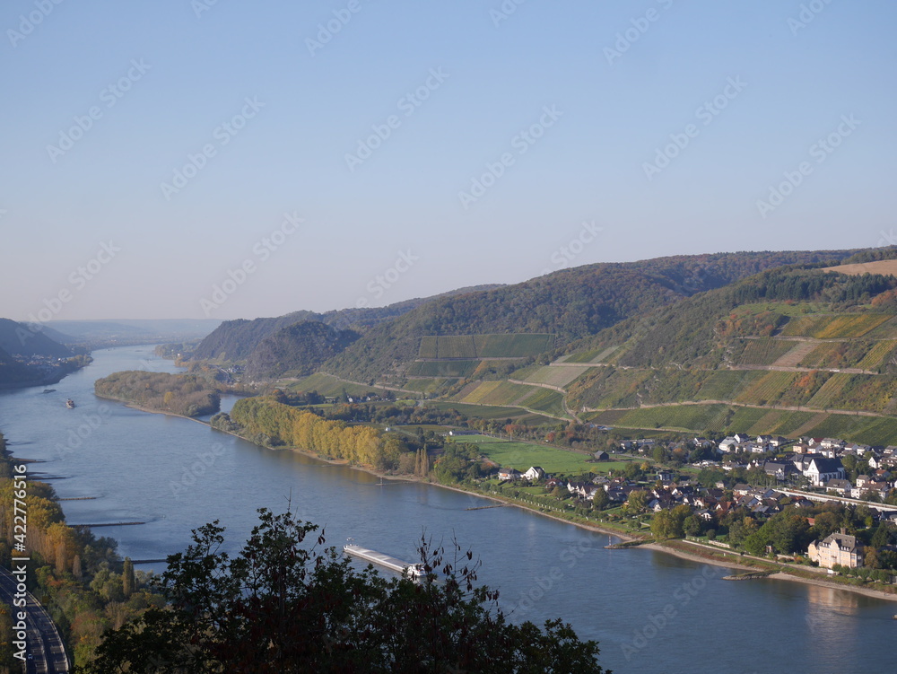 Rhein bei Andernach und Leutesdorf