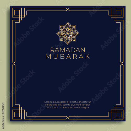 Editable ramadan kareem template designs