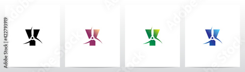 Propeller On Letter Logo Design Y