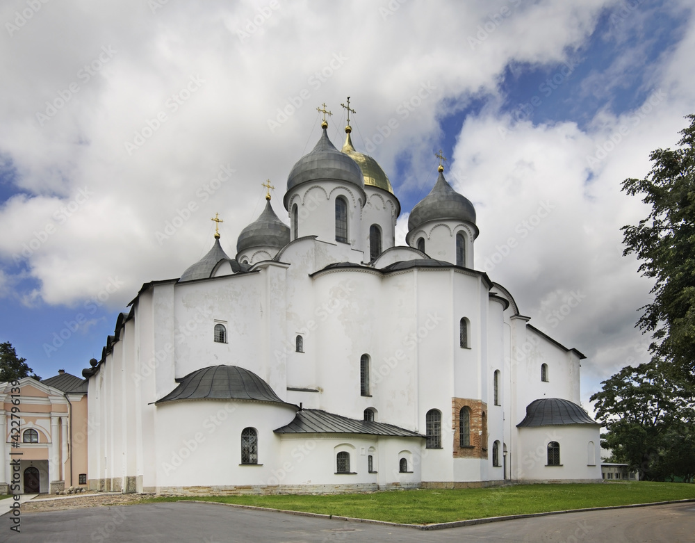 Cathedral of St. Sophia in Novgorod the Great (Veliky Novgorod). Russia
