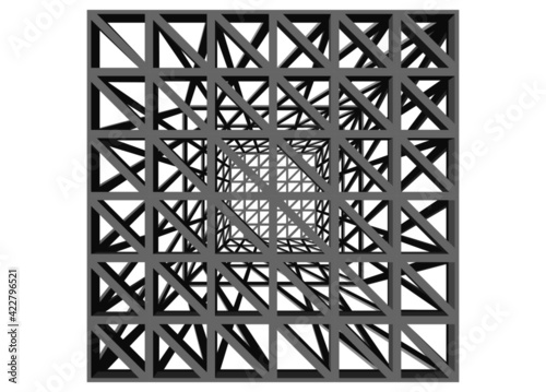 Structure building construction industrial background