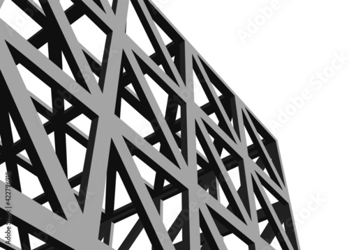 Structure building construction industrial background