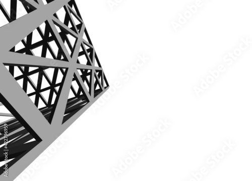 Structure building construction industrial background