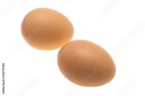 chicken eggs isolated
