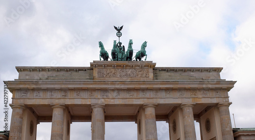  Brandenburg Gate - the only surviving city gate, their original name - the Gate of the world