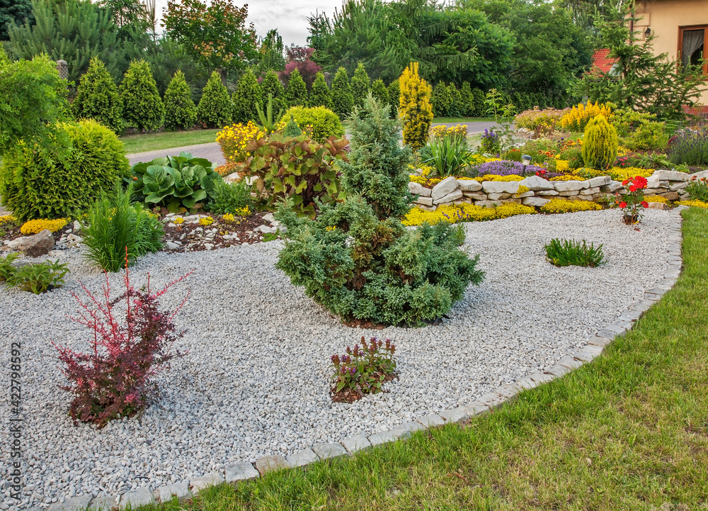 Obraz premium Garden 2 near Urzedow town. Poland