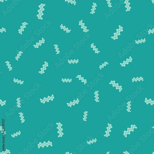 White Bacon stripe icon isolated on grey background. Square glass panels. Vector