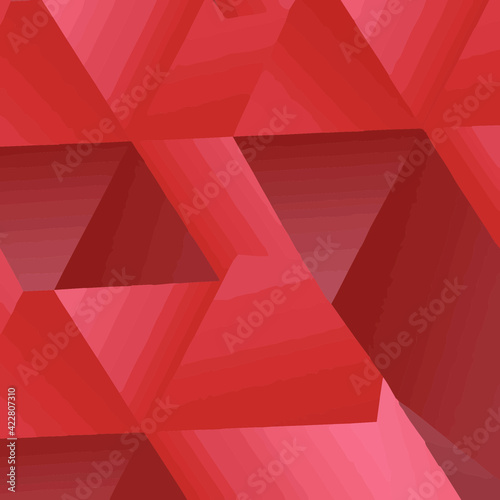  Abstract background. Colorful geometric mosaic. It consists of square shapes of different color and size. Graphic design element.