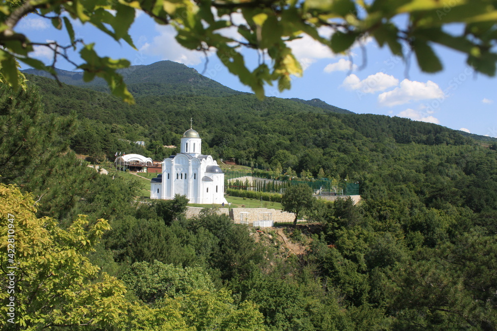 Fototapeta premium church in the mountains