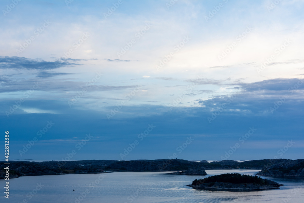Sunset At Fjallbacka, Home To Ingrid Bergman. Sunset At Fjallbacka, Home To Ingrid Bergman.