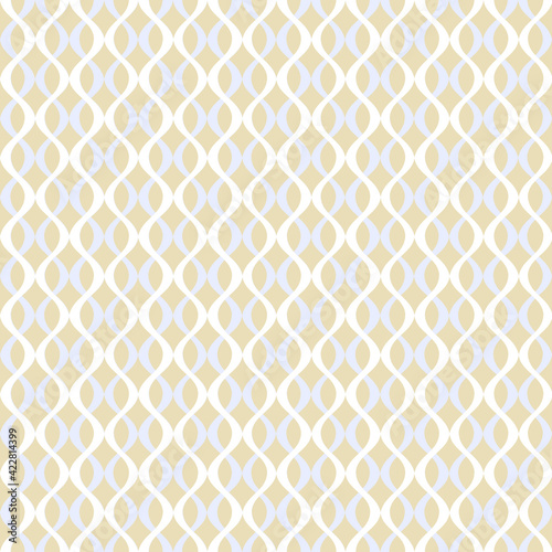Wavy vector seamless pattern. Repeating abstract background.