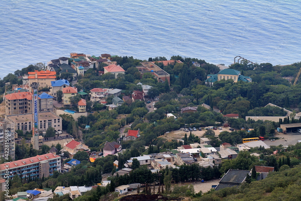 Naklejka premium panorama of the city