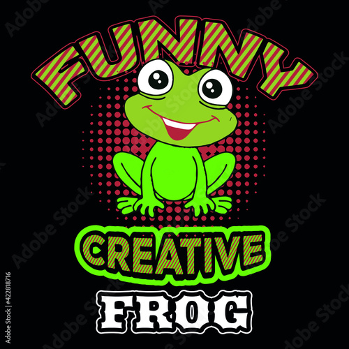funny creative frog