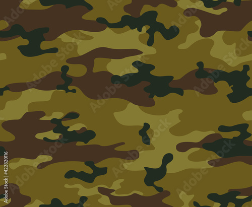 Abstract camouflage vector background, seamless pattern. Fashionable pattern for textiles.