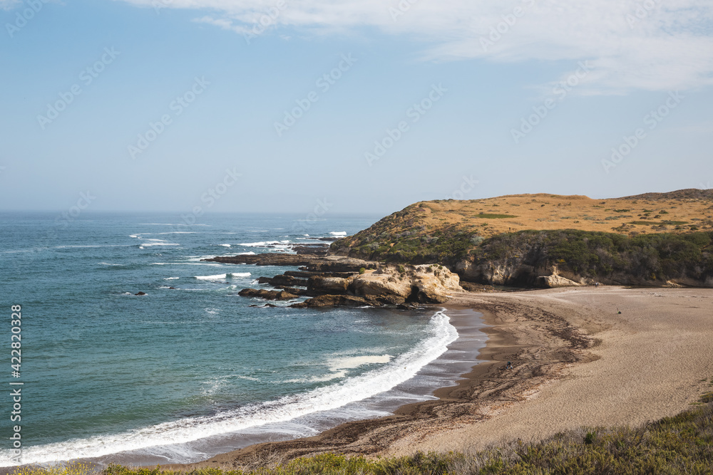 Beautiful shoreline and sandy beach at Montana De Oro State Park, California
Beautiful shoreline and sandy beach at Montana De Oro State Park, California